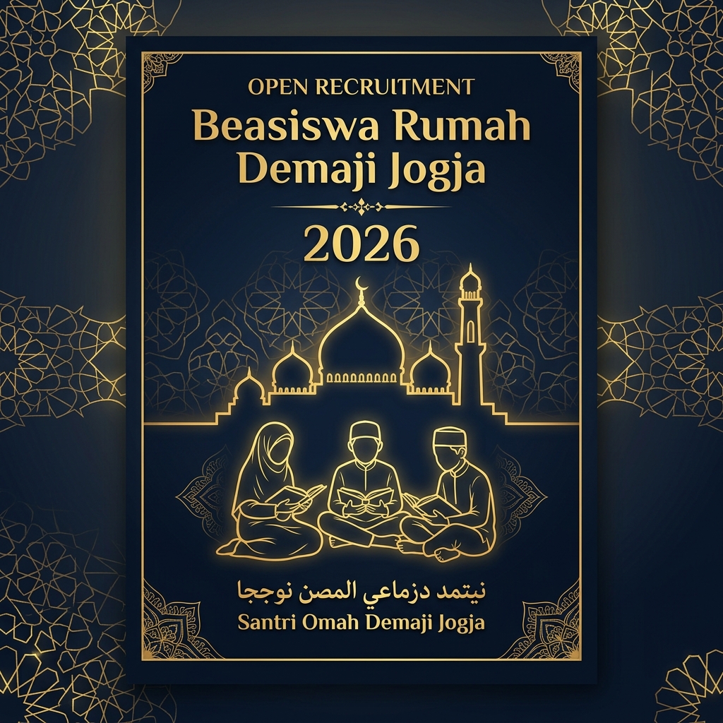 Poster Beasiswa Rumah Demaji Jogja 2026